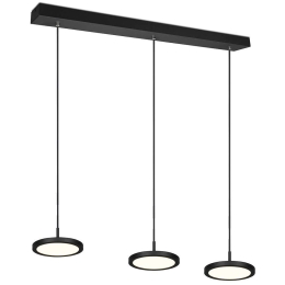 Φωτιστικό Οροφής - Ράγα Tray 340910332 90x17x150cm Dim 3xLed 1200Lm 10W Black Trio Lighting