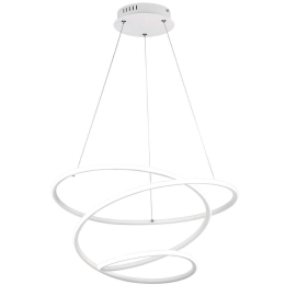 Φωτιστικό Οροφής Bologna R37051131 Φ50x150cm Dim Led 5100Lm 36W White RL Lighting