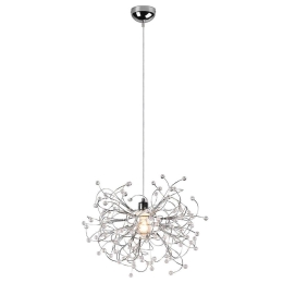 Φωτιστικό Οροφής Gloria R31311006 Φ52x150cm 1xE27 40W Chrome RL Lighting