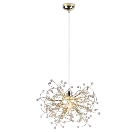 Φωτιστικό Οροφής Gloria R31311003 Φ52x150cm 1xE27 40W Brass RL Lighting