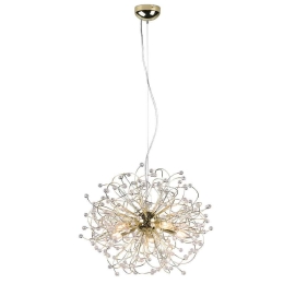 Φωτιστικό Οροφής Gloria R31315003 Φ55x150cm 5xE14 25W Brass RL Lighting