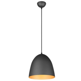 Φωτιστικό Οροφής Tilda R30661080 Φ25x150cm 1xE27 40W Black-Gold RL Lighting