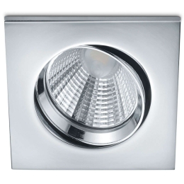 Σποτ Χωνευτό Pamir 650410106 8x8x5cm Dim Led 345Lm 5,5W 3000K Chrome Trio Lighting Τετράγωνο