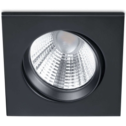 Σποτ Χωνευτό Pamir 650410132 8x8x5cm Dim Led 345Lm 5,5W 3000K Black Trio Lighting Τετράγωνο