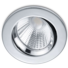 Σποτ Χωνευτό Pamir 650510106 Φ8x5cm Dim Led 345Lm 5,5W 3000K Chrome Trio Lighting Στρόγγυλο