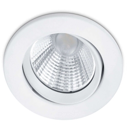 Σποτ Χωνευτό Pamir 650510131 Φ8x5cm Dim Led 345Lm 5,5W 3000K White Trio Lighting Στρόγγυλο
