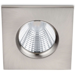 Σποτ Χωνευτό Zagros 650610107 8x8x5cm Dim Led 345Lm 5,5W 3000K Nickel Trio Lighting Τετράγωνο