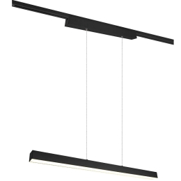 Φωτιστικό Ράγας Κρεμαστό Duoline 73043132 90x5x180cm Dim Led 3400Lm 29W 3000K Black Trio Lighting