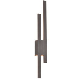 Φωτιστικό Τοίχου - Απλίκα Tawa 221460242 9x6x61cm 2xLed 900lm 9W 3000K Anthracite Trio Lighting