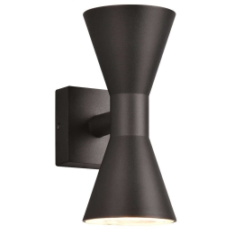 Φωτιστικό Τοίχου - Απλίκα Ardas 212560232 10x20cm 2xGu10 10W Black Trio Lighting