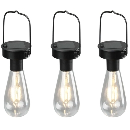 Φωτιστικά Οροφής Ηλιακά (Σετ 3Τμχ) Campus R35146132 Φ7x23cm Led Black RL Lighting