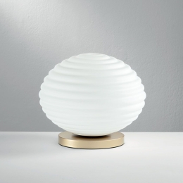 Επιτραπέζιο Φωτιστικό I-Ripple-L32-Oro E27 28x32cm Gold Luce Ambiente Design