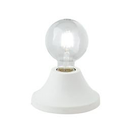 Επιτραπέζιο Φωτιστικό I-Vesevus-L E27 15x8cm White Luce Ambiente Design