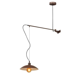 Φωτιστικό Τοίχου - Απλίκα I-Eldorado-AP-BRO E27 128x83x30cm Bronze Luce Ambiente Design