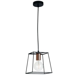 Φωτιστικό Οροφής Κρεμαστό I-Harlem-M-S1 E27 120x22x18cm Black Luce Ambiente Design