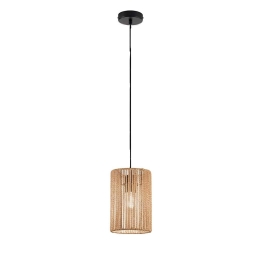Φωτιστικό Οροφής Κρεμαστό I-Tropikana-S18 E27 177,5x18x25cm Natural Luce Ambiente Design