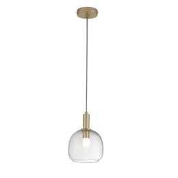 Φωτιστικό Οροφής Κρεμαστό I-Brandy-S1 E14 150x16x16cm Gold Luce Ambiente Design