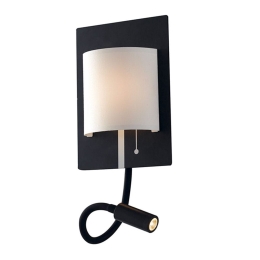 Φωτιστικό Τοίχου - Απλίκα Led-POP-BW Led 720lm 4000K 22x16x32cm Black Luce Ambiente Design