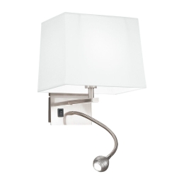 Φωτιστικό Τοίχου - Απλίκα I-090111-5E Led 160lm 4500K 24x22x30cm White Luce Ambiente Design