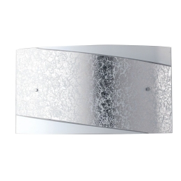 Φωτιστικό Τοίχου - Απλίκα I-Paris/4525 SIL E27 45x25x7 Silver Luce Ambiente Design