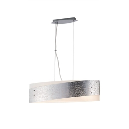 Φωτιστικό Οροφής - Ράγα I-Paris/S4 E27 120x75x20 Silver Luce Ambiente Design