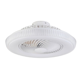 Ανεμιστήρας Οροφής Με Φως LED-Levante-INT LED 4450lm CCT 60x20cm White Intec Διάμετρος 60cm