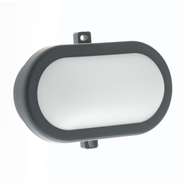 Φωτιστικό Τοίχου LED-Extra-ANT 1100lm 4000K 11,5x16,9x7,6cm Anthracite Intec