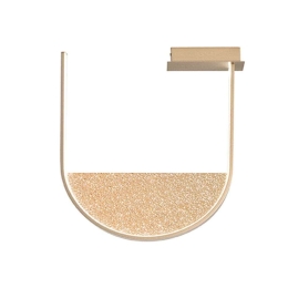 Φωτιστικό Οροφής - Πλαφονιέρα Lotus PL.LOTUS/ORO 47x4x55cm 34W Led 3000K Gold Ondaluce