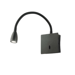 Φωτιστικό Τοίχου - Απλίκα Fall AP.FALL/NERO 9x3x6cm/33cm Led 3W 3000K Black Ondaluce