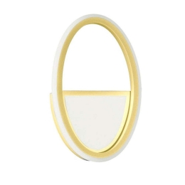 Φωτιστικό Τοίχου - Απλίκα Rice AP.RICE/ORO 16x7x27cm 10W 3000K Dimmable Led Gold Ondaluce