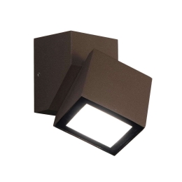 Φωτιστικό Τοίχου - Απλίκα Steve AP.STEVE/MARRONE 10x12,5x6,5cm 6W Led 4000K Brown Ondaluce
