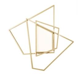 Φωτιστικό Τοίχου Galaxy PL.GALAXY/MD-ORO 60x8x65cm 67W Led Dimmable 3000K Gold Ondaluce