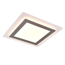 Πάνελ Led Morgan 641510207 45x45x4cm 1xSMD-LED 46W White-Nickel Trio Lighting Τετράγωνο