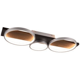 Φωτιστικό Οροφής - Πλαφονιέρα Medera 643810387 80x34x8cm 1xSMD-LED 33W Dimmable Dark Grey-Black Trio Lighting