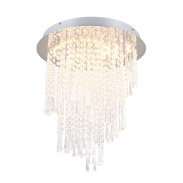 Φωτιστικό Οροφής - Πλαφονιέρα Pomp R67349106 45x50cm 1xSMD 30W 4000lm Chrome-Clear RL Lighting