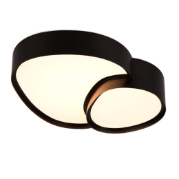 Φωτιστικό Οροφής - Πλαφονιέρα Rise 647510232 43x36x11cm 1x SMD, 21W 2400lm IP20 Black Trio Lighting