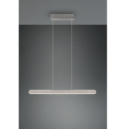 Φωτιστικό Οροφής - Ράγα Helios 343310105 100x8x60/150cm 1xSMD 28W 3300lm Silver Trio Lighting