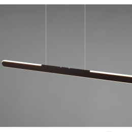 Φωτιστικό Οροφής - Ράγα Helios 343310132 100x8x60/150cm 1xSMD 28W 3300lm Black Trio Lighting