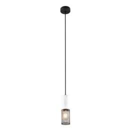 Φωτιστικό Οροφής Tosh 304300134 10x150cm 1xE27 40W White-Black Trio Lighting