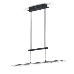 Φωτιστικό Οροφής - Ράγα Milos R32004132 4xSMD 4x550lm 3000K 170x80x12cm Black RL Lighting