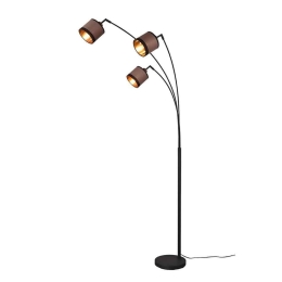 Φωτιστικό Δαπέδου Davos R41553041 3xE14 185x12cm Taupe-Black RL Lighting