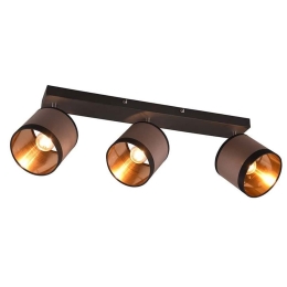 Φωτιστικό Οροφής - Spot Davos R81553041 3xE14 60x21x16cm Taupe-Black RL Lighting