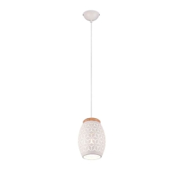 Φωτιστικό Οροφής Κρεμαστό Bidar R31571031 E27 15x150cm White RL Lighting