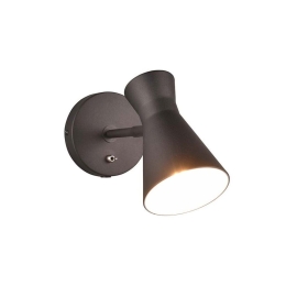 Φωτιστικό Τοίχου Enzo R20781732 E27 11x16cm Black RL Lighting
