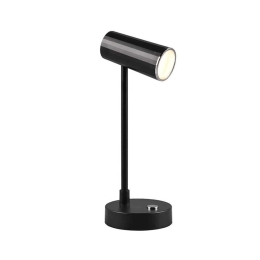 Φωτιστικό Γραφείου Επαναφορτιζόμενο Lenny R52661102 SMD 230lm 3000+4000+6000K 10x28cm Black RL Lighting