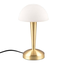 Επιτραπέζιο Φωτιστικό Canaria R59561108 E14 LED 470lm 3000K 26x15cm Brass-White RL Lighting