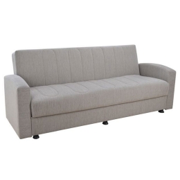 Καναπές Κρεβάτι Carmela Beige 220x77x83 εκ. Ύφασμα