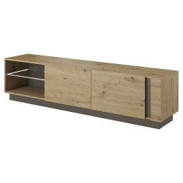 Έπιπλο TV 36146-ARC-BTV Artisan+Γραφίτης 187.5x45.5x40cm