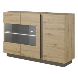 Μπουφές 36146-ARC-21V Αrtisan+Γραφίτης 138.2x90.5x40cm Μελαμίνη