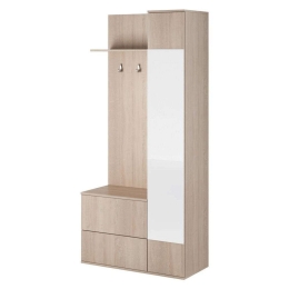 Έπιπλο Εισόδου 12106-GN 90x195x34cm Natural Μοριοσανίδα